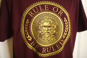 LIMITED EDITION GOLD SPARK Rule Or Be Ruled Shirt